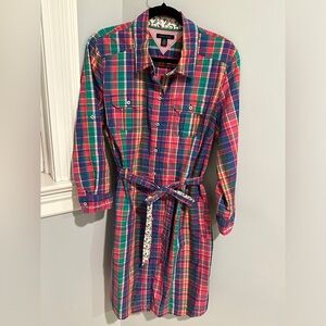 The most darling power clash shirt dress from Tommy Hilfiger